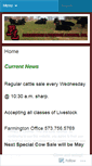 Mobile Screenshot of farmingtonlivestock.com