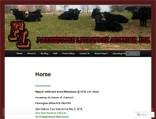 Tablet Screenshot of farmingtonlivestock.com